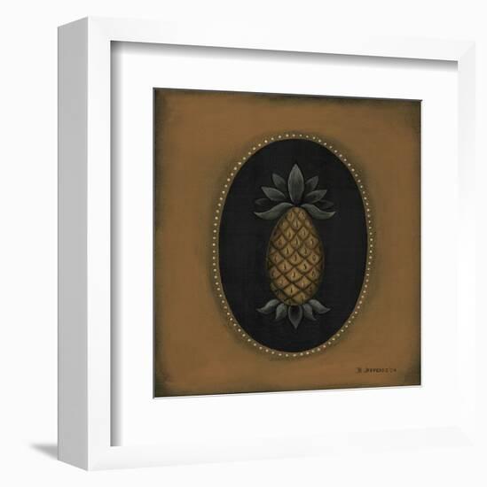 Pineapple 04-Barbara Jeffords-Framed Art Print