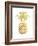 Pineapple 4-Ikonolexi-Framed Art Print