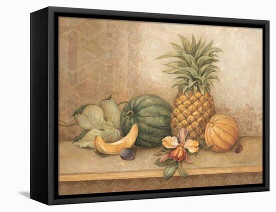Pineapple and Orchid-Pamela Gladding-Framed Stretched Canvas