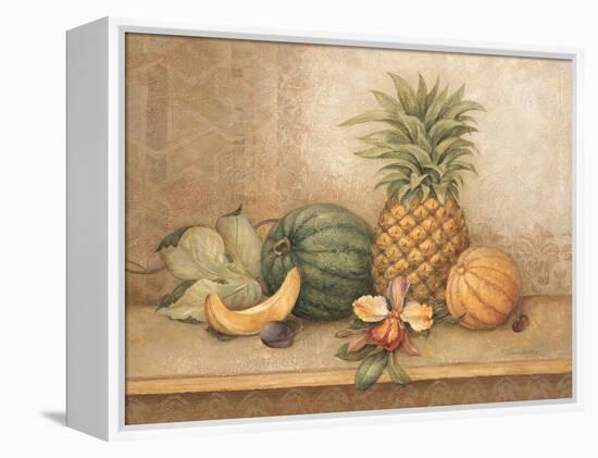 Pineapple and Orchid-Pamela Gladding-Framed Stretched Canvas