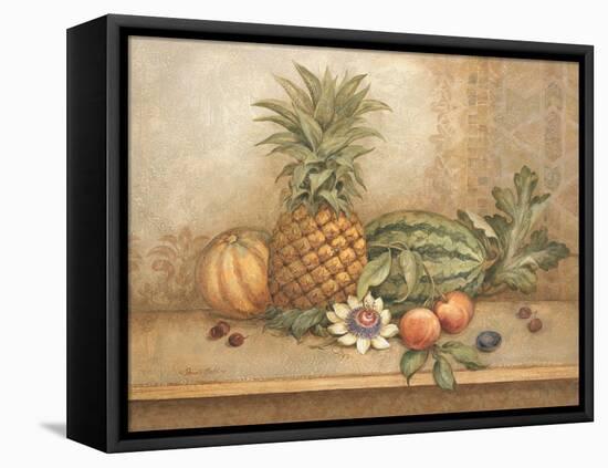 Pineapple and Passion Flower-Pamela Gladding-Framed Stretched Canvas