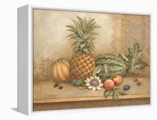 Pineapple and Passion Flower-Pamela Gladding-Framed Stretched Canvas