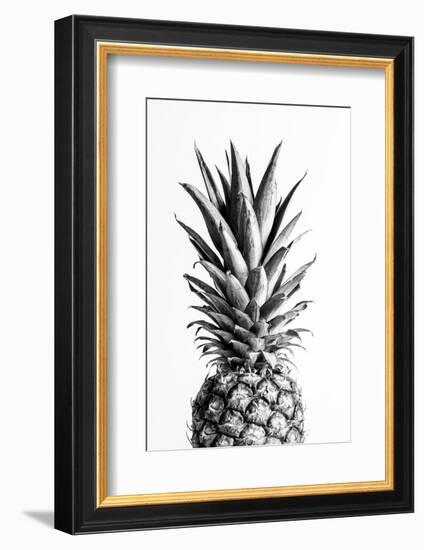 Pineapple Black a White 01-1x Studio III-Framed Photographic Print