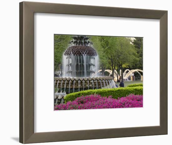 Pineapple Fountain, Charleston, South Carolina, USA-Adam Jones-Framed Photographic Print