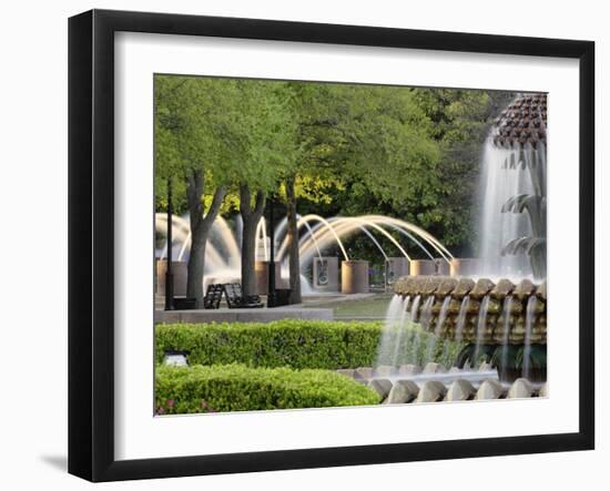 Pineapple Fountain, Charleston, South Carolina, USA-Adam Jones-Framed Photographic Print