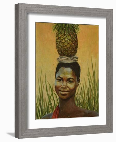 Pineapple Girl, 2004-Tilly Willis-Framed Giclee Print