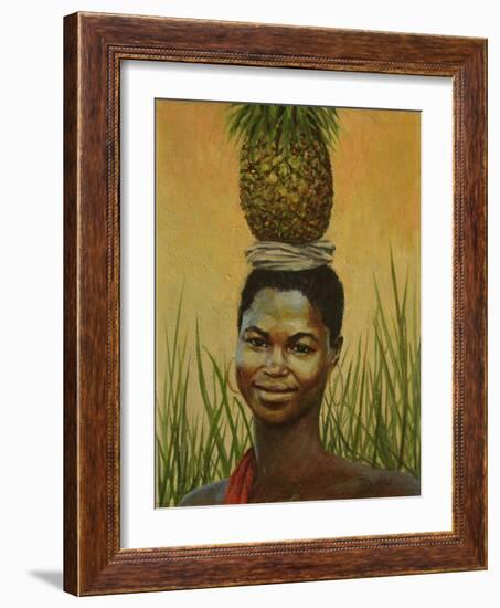 Pineapple Girl, 2004-Tilly Willis-Framed Giclee Print