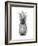 Pineapple Gray I-Kate Bennett-Framed Art Print