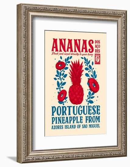 Pineapple Kitchen Print-Dionisis Gemos-Framed Photographic Print