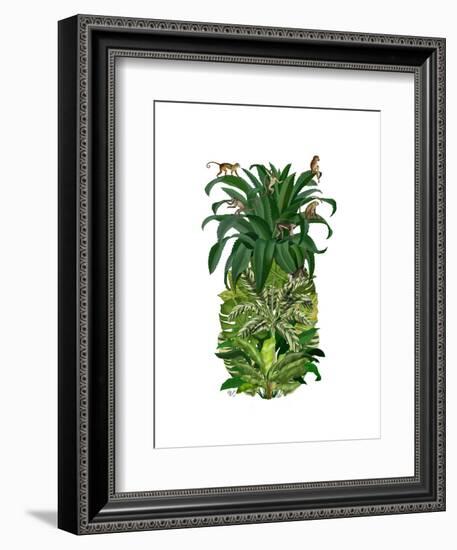 Pineapple, Monkeys-Fab Funky-Framed Art Print