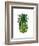 Pineapple, Monstera Leaf-Fab Funky-Framed Art Print