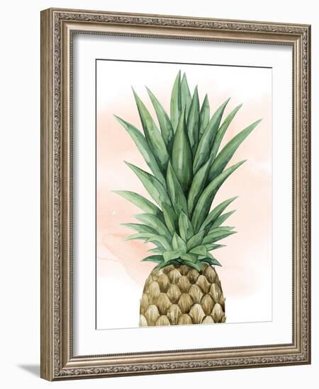 Pineapple on Coral I-Grace Popp-Framed Art Print