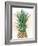 Pineapple on Coral I-Grace Popp-Framed Art Print