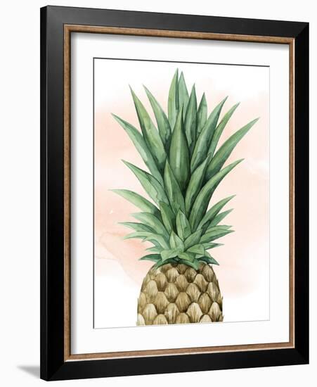 Pineapple on Coral I-Grace Popp-Framed Art Print