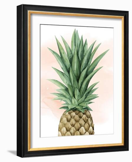 Pineapple on Coral I-Grace Popp-Framed Art Print