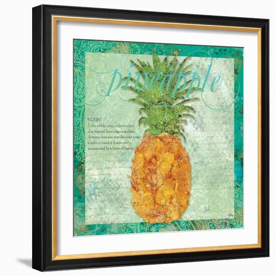 Pineapple Paradise-Bee Sturgis-Framed Art Print