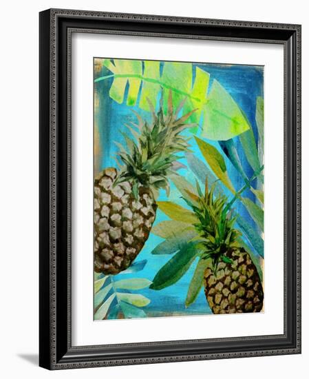 Pineapple Party 1-Boho Hue Studio-Framed Art Print
