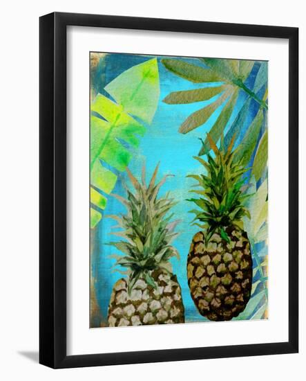 Pineapple Party 2-Boho Hue Studio-Framed Art Print