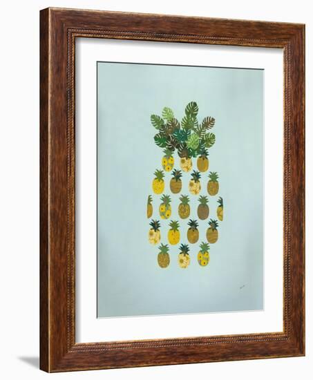 Pineapple Pop-Sydney Edmunds-Framed Giclee Print