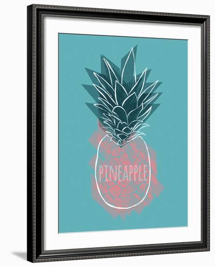 Pineapple Splash-Myriam Tebbakha-Framed Giclee Print