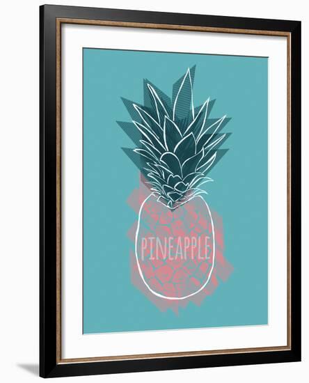 Pineapple Splash-Myriam Tebbakha-Framed Giclee Print