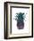 Pineapple, Tropical Flowers 1-Fab Funky-Framed Art Print