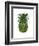 Pineapple, Tropical Palms, Green-Fab Funky-Framed Art Print