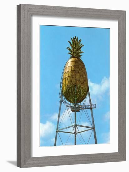 Pineapple Water Tower, Hawaii-null-Framed Art Print