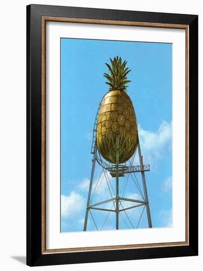 Pineapple Water Tower, Hawaii-null-Framed Art Print