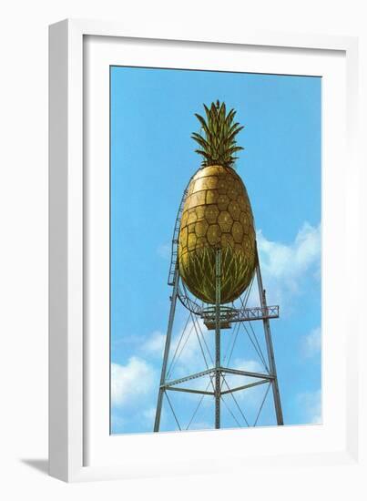 Pineapple Water Tower, Hawaii-null-Framed Art Print