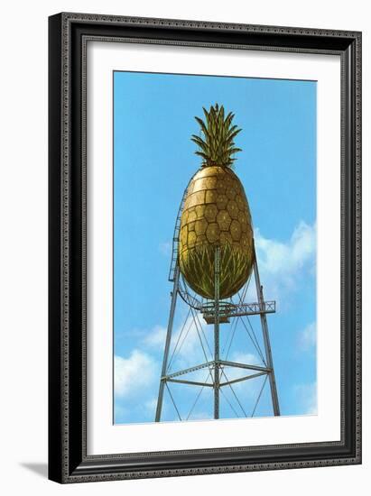 Pineapple Water Tower, Hawaii-null-Framed Art Print