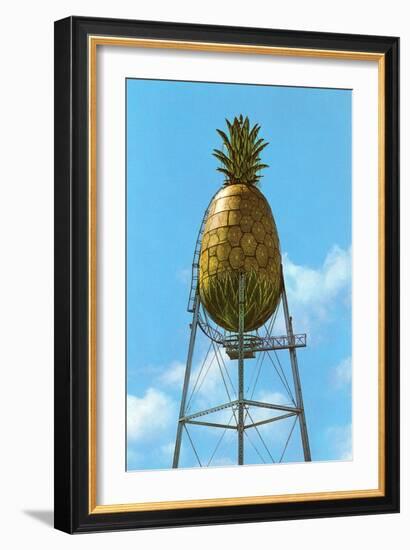 Pineapple Water Tower, Hawaii-null-Framed Art Print