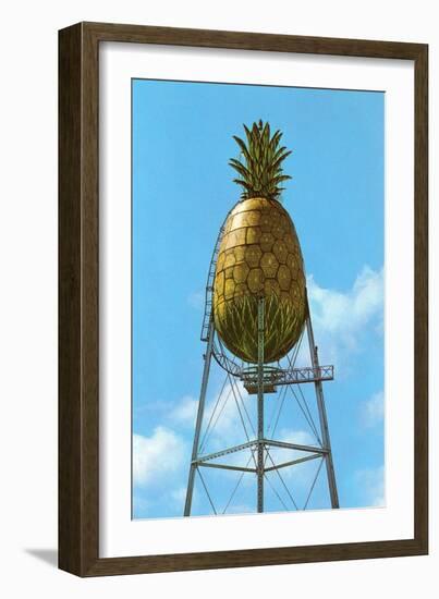 Pineapple Water Tower, Hawaii-null-Framed Premium Giclee Print