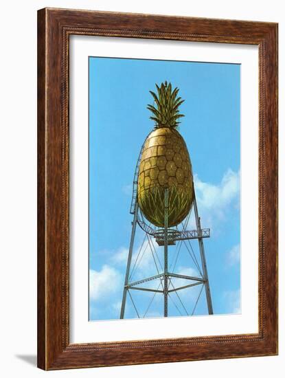 Pineapple Water Tower, Hawaii-null-Framed Premium Giclee Print