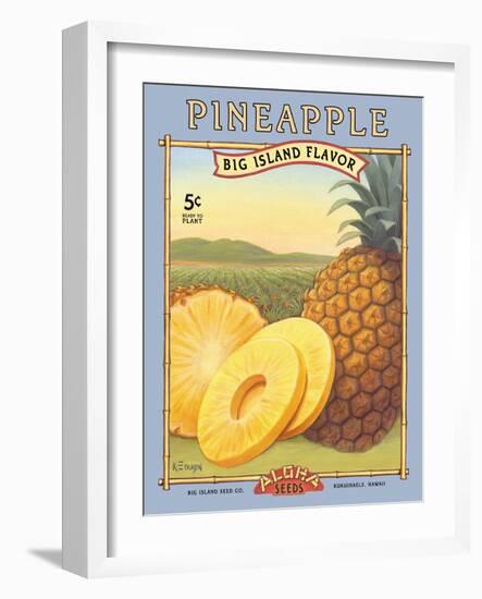 Pineapple-Kerne Erickson-Framed Art Print