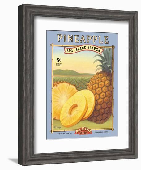 Pineapple-Kerne Erickson-Framed Art Print