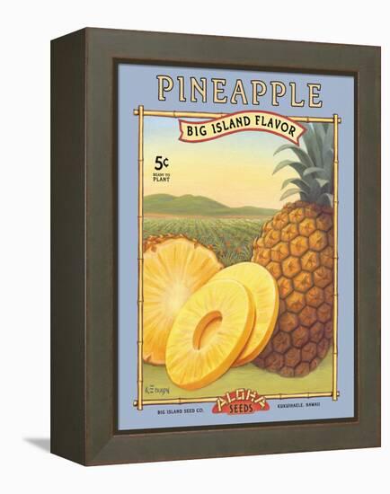 Pineapple-Kerne Erickson-Framed Stretched Canvas