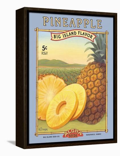 Pineapple-Kerne Erickson-Framed Stretched Canvas