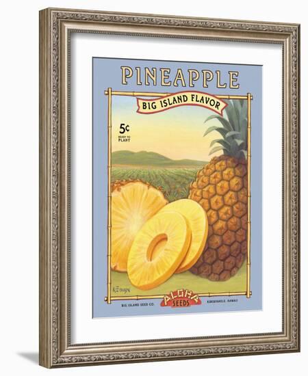 Pineapple-Kerne Erickson-Framed Art Print