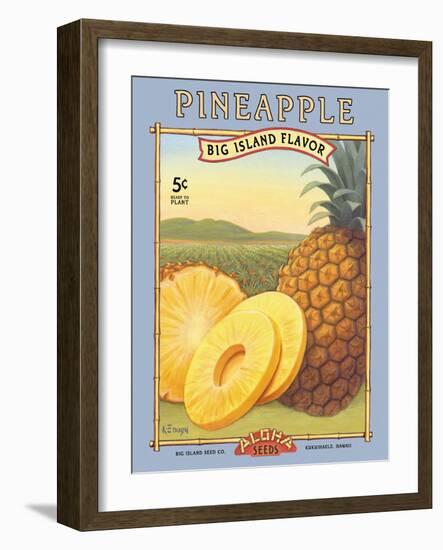 Pineapple-Kerne Erickson-Framed Art Print