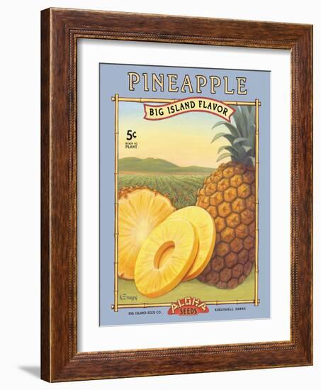 Pineapple-Kerne Erickson-Framed Art Print