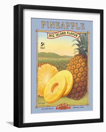 Pineapple-Kerne Erickson-Framed Art Print