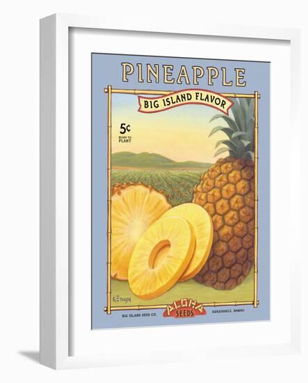 Pineapple-Kerne Erickson-Framed Art Print