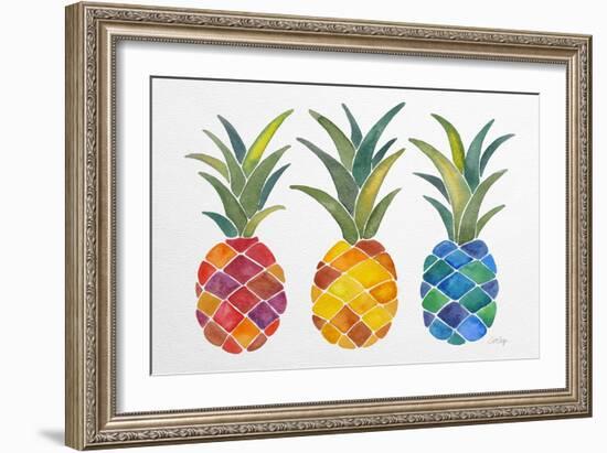 Pineapples-Cat Coquillette-Framed Giclee Print