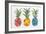 Pineapples-Cat Coquillette-Framed Giclee Print