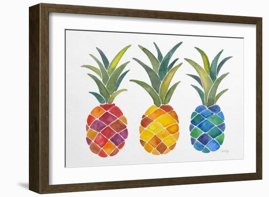 Pineapples-Cat Coquillette-Framed Giclee Print