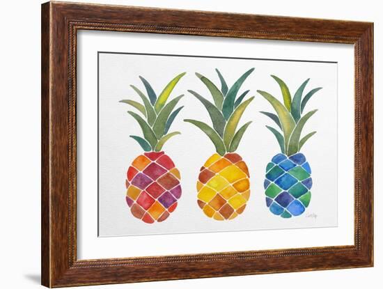 Pineapples-Cat Coquillette-Framed Giclee Print