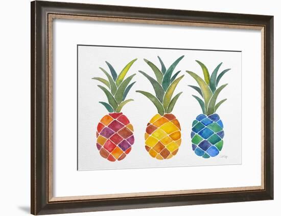 Pineapples-Cat Coquillette-Framed Giclee Print