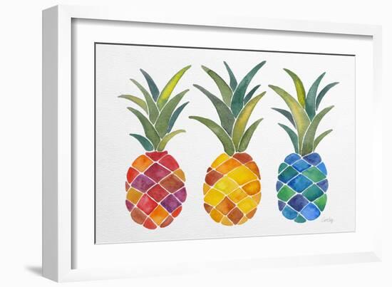 Pineapples-Cat Coquillette-Framed Giclee Print