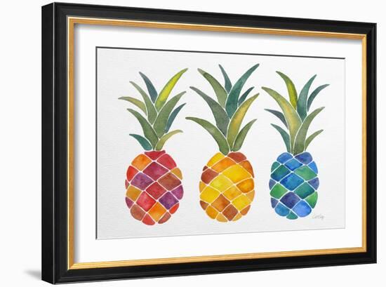 Pineapples-Cat Coquillette-Framed Giclee Print